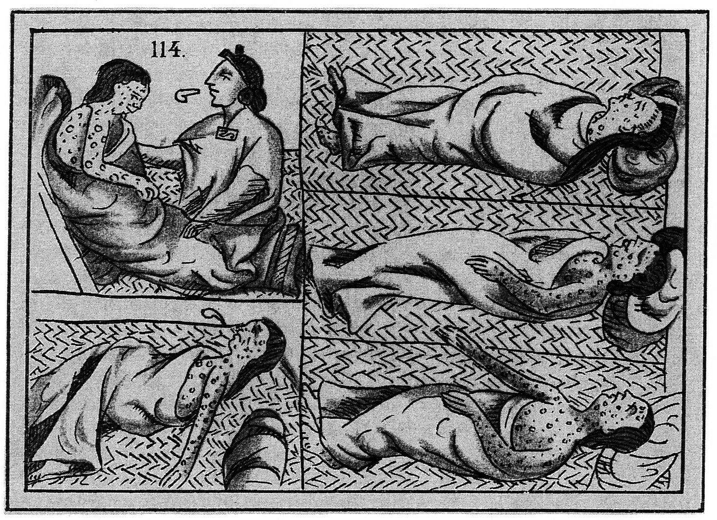 Aztec smallpox art